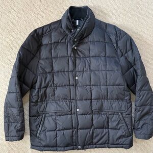 Cole Haan Men's Black Quilted Jacket